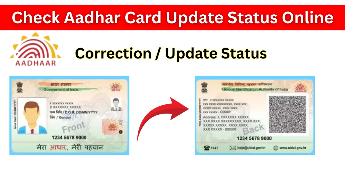 Check Aadhaar Update Status Online